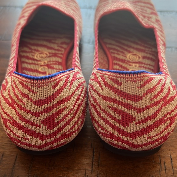 Rothy's The Loafer Red Zebra Shoes - Picture 8 of 11